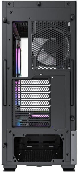 Montech Sky Two, Dual Tempered Glass, 4X PWM ARGB Fans Pre-Installed, ATX Gaming Mid Tower Computer Case, Type C, High Airflow Performance- Black