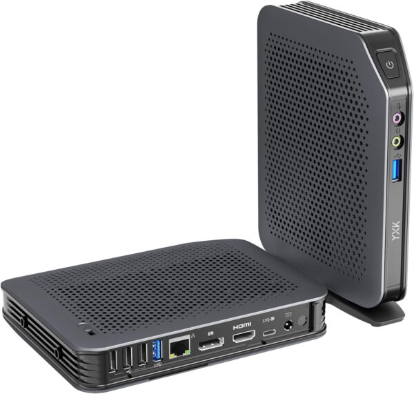 Yxk S15 UItra Mini PC,12th Gen Alder Lake- N100(up to 3.4GHz), 16GB DDR4 RAM 512GB M.2 SSD, Desktop Computer Support 4K Dual Display/USB3.2/WiFi 6/BT5.2 or Gigabit Ethernet for Home/Office