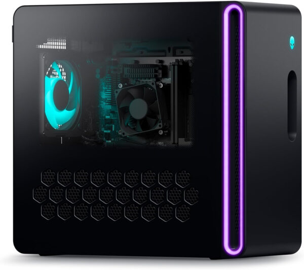 Alienware Aurora R16 Gaming Desktop – Intel Core i7-14700F Processor, 16GB DDR5 RAM, 512GB SSD + 1TB HDD, NVIDIA GeForce RTX 4060 8GB GDDR6, Windows 11 Home, Onsite Service – Black