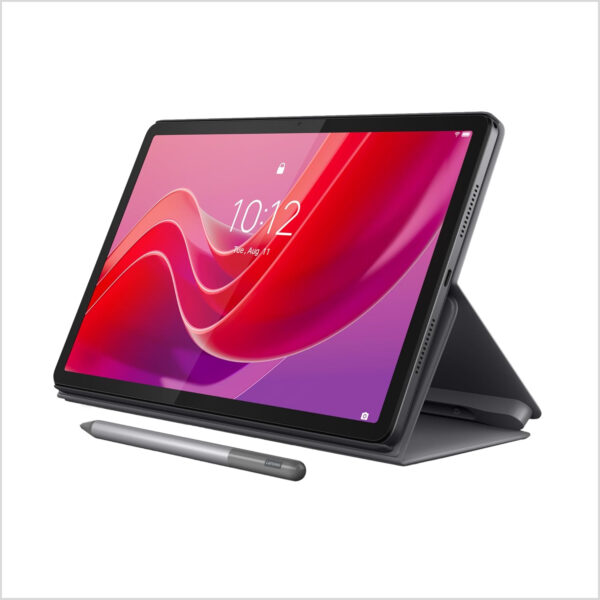 Lenovo Tab M11, 11” Display, MediaTek Helio G88 Octa-Core, 4GB RAM, 128GB SSD, 1920×1200 px, Ambient Light-Sensor, 10 Hour Battery, Comes w/Folio Case, Luna Grey