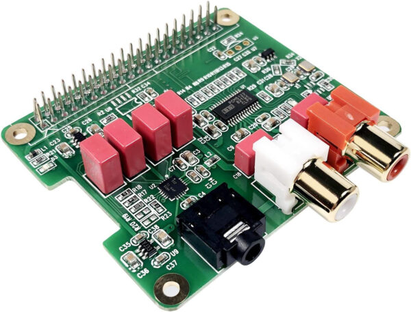 InnoMaker Raspberry Pi HIFI DAC HAT PCM5122 HIFI DAC Audio Card Expansion Board for Raspberry Pi 5 4 3 B+ Pi Zero etc. (DAC HAT)